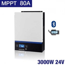 Inversor Axpert VM III de 3000W y 24V con MPPT de 80A