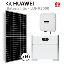 Kit solar autoconsumo Huawei de 6kW con batería de litio HUAWEI