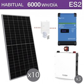 Kit solar Victron-EasySolar 5000W potencia y 6000Wh/día con batería de 14,4kwh - ES2