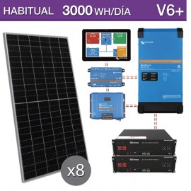 Kit solar victron litio con baterías dyness b3 de 7,2kwh - V6+