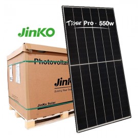 Palé de placas solares Jinko Tiger Pro de 550W