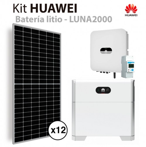 kit solar autoconsumo 5kw con batería de litio HUAWEI
