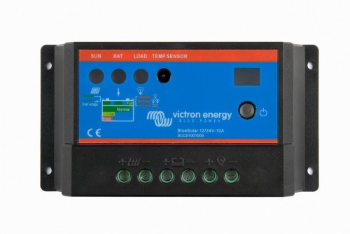REGULATEUR DE CHARGE SOLAIRE PWM 10A LCD&USB - 12/24V VICTRON ENERGY
