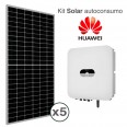 Kit solar autoconsumo HUAWEI SUN2000 de 2,3kWp (3300 kWh/año)