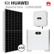 Kit solar autoconsumo Huawei de 5kW con batería de litio HUAWEI