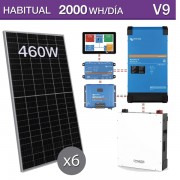 Kit solar Victron con batería de Litio Dyness de 4,8kwh - V9