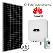 Kit solar autoconsumo con inversor híbrido HUAWEI de 2kW