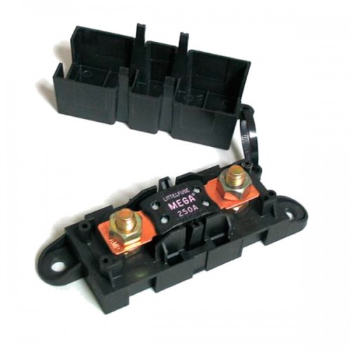 Portafusibles Incluye 2 Fusibles Megafuse 100-500A 32V