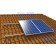 Estructura para tejado inclinado placas solares de 24v