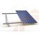 Estructura para paneles solares 12v verticales en tejado plano